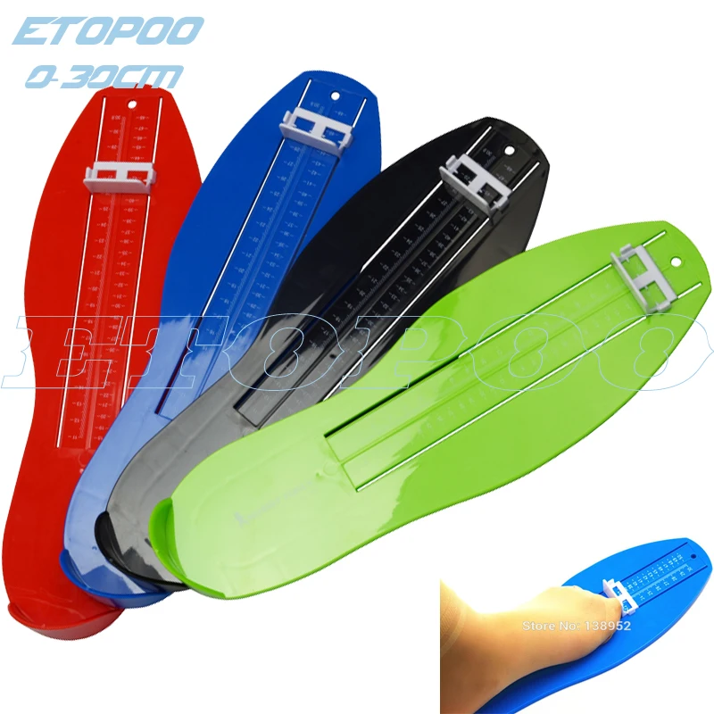 

0-30cm Foot measure tool shoes helper 18-50 euro size Foot measuring gauge shoes size calculator color is random