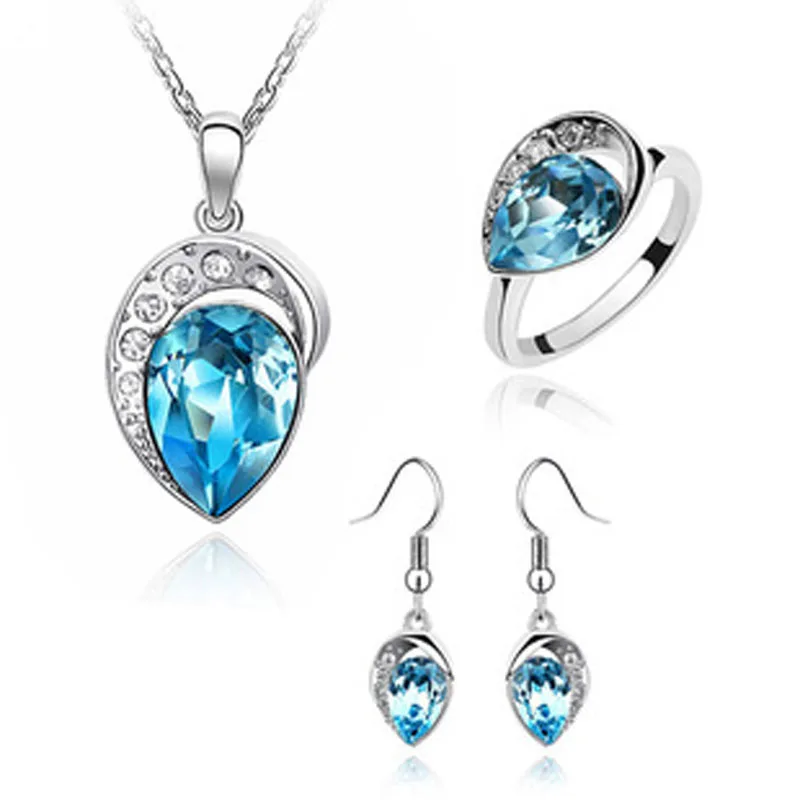 fashion aksesoris austria tetesan air anting cincin kalung perhiasan set nikel gratis fashion aksesoris austria tetesan air anting cincin kalung perhiasan set nikel gratis