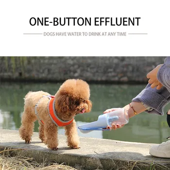 

250ml Dog Water Bottle Feeder Portable Puppy Cat Drinking Bowl Outdoor Travel Pet Drinking Water Bottle Pet Supplies Dropship