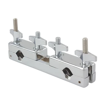 

Professional Metal Connecting Clamp Holder Bracket Rod Percussion Drum Set for Cowbell Accessory