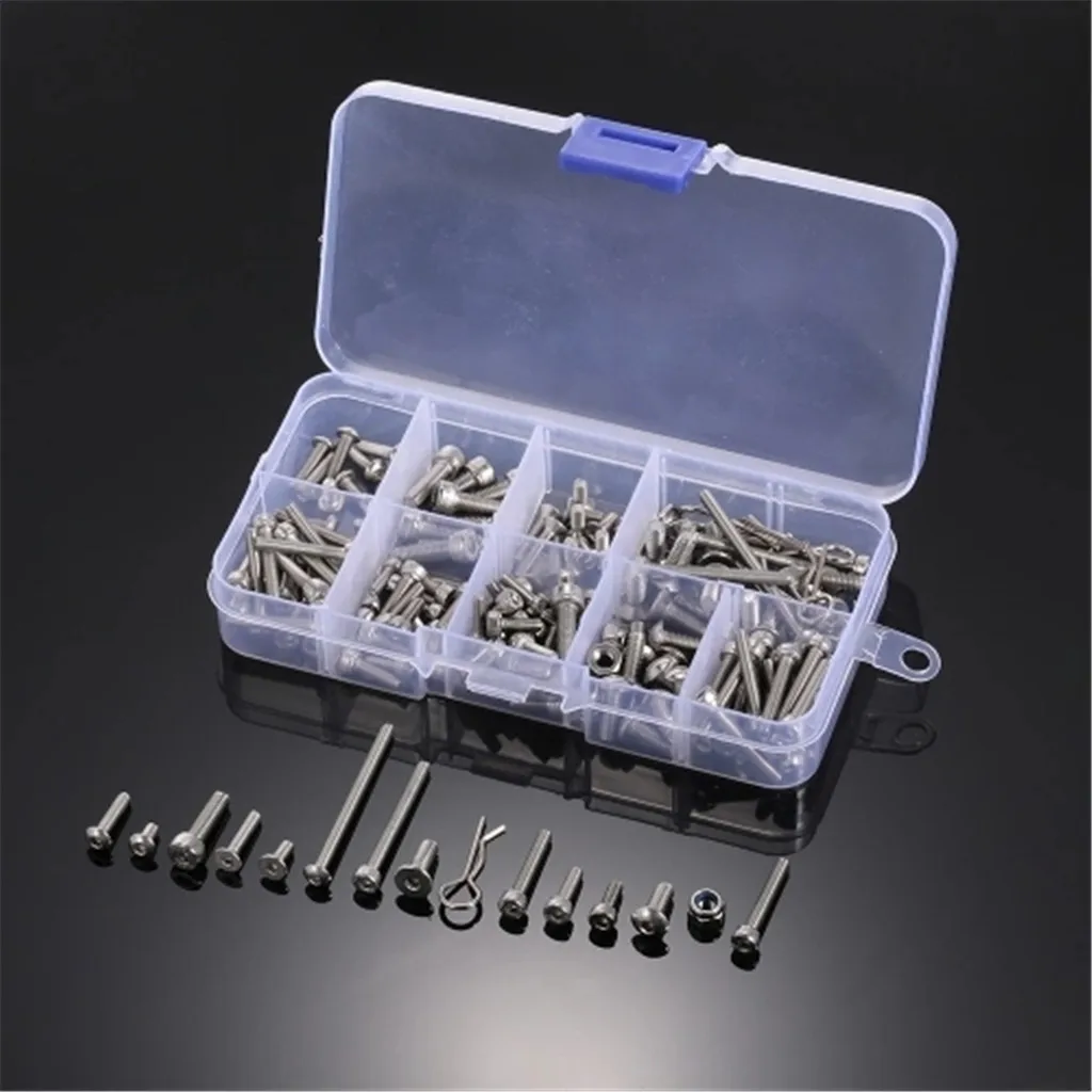 

RC Screws Stainless Steel Screw Kit for Traxxas Slash 4x4 Short Truck Off-road