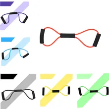 Тренировка с сопротивлением Спорт для тренажерного зала лента для йоги 8-Тип Фитнес оборудование веревочка безопасности и выживания Z928