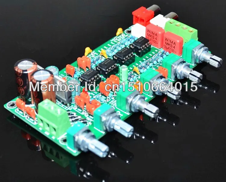 2.1 preamp board ne5532 HIFI high fidelity 2.1 subwoofer preamp tone