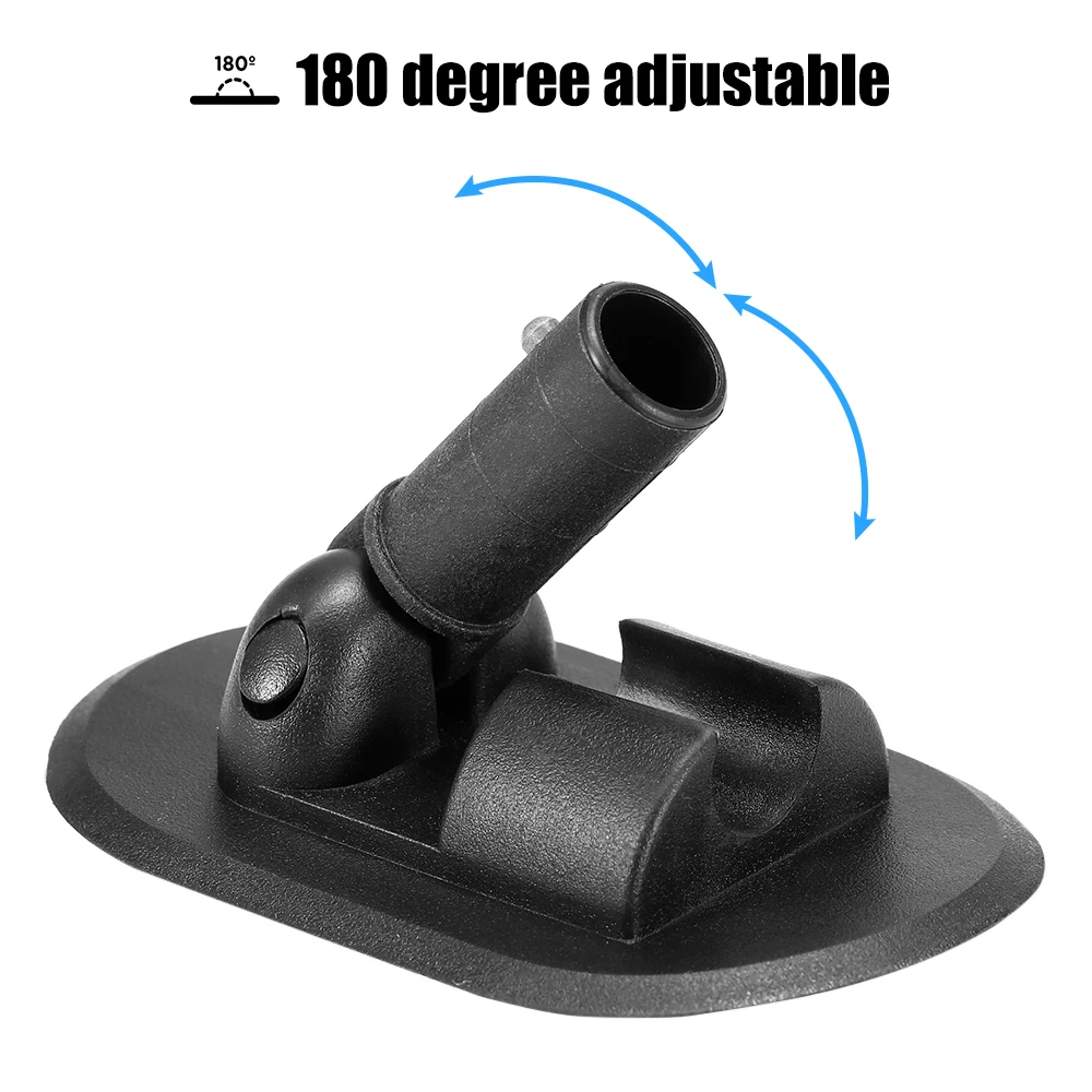 

Inflatable Boat Canoe Awning Sun Shelter Mount Track Mounting Base Kayak Boat Fishing Rod Rotation Kayak Canopy Mount Base