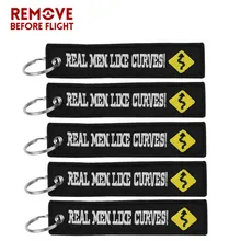 5 шт. брелок для мотоцикла chaviro для автомобиля llaveros, брелок для ключей с вышивкой, настоящие мужчины, как кривые, OEM, Брелоки для ключей, автомобильные брелоки chaviro Para Carro