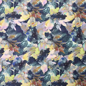 

Abstract Flower Leaves Digital Print Home Oil Painting Sofa Doorway Drapery Fabric Decorative Garment Pillow 140cm 2meters/Pack