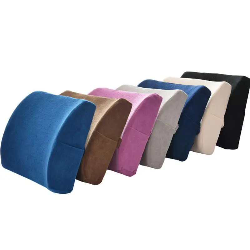 Breathable Healthcare Lumbar Cushion Back Waist seat Support Travel