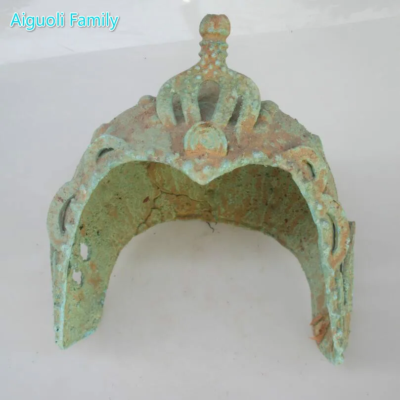 

Art collection Chinese Old Bronze War helmet Statue/Sculpture