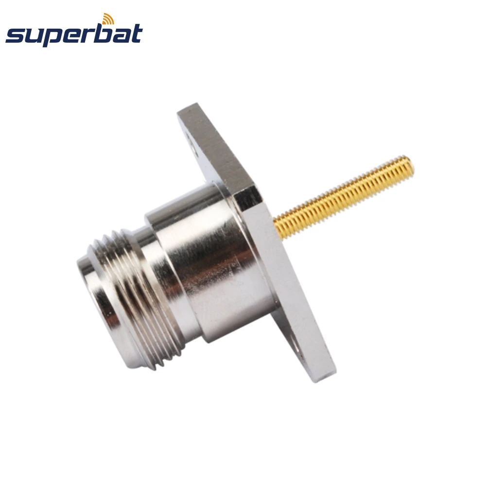 RF Coaxial Connector for Fiber Glass Antenna Panel Mount