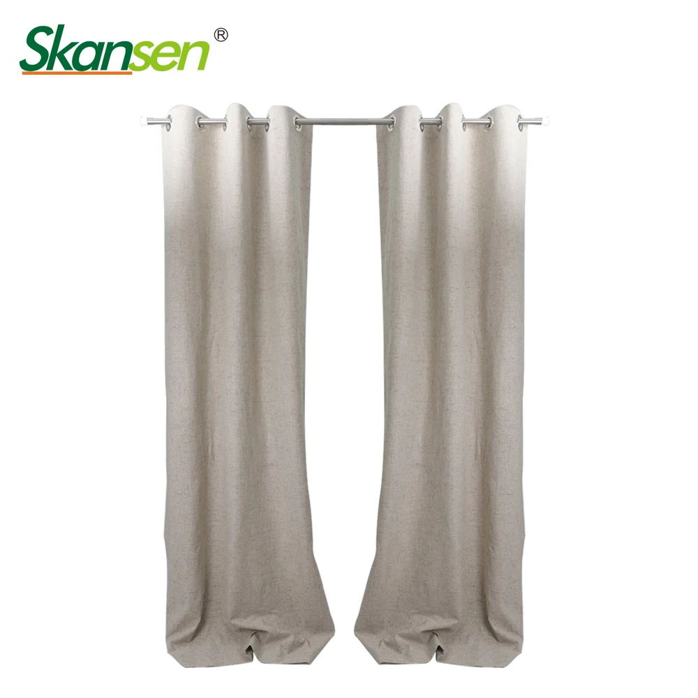 

Skansen 95%-98% shading European style solid color Blackout curtain for living room,bedroom Customized size