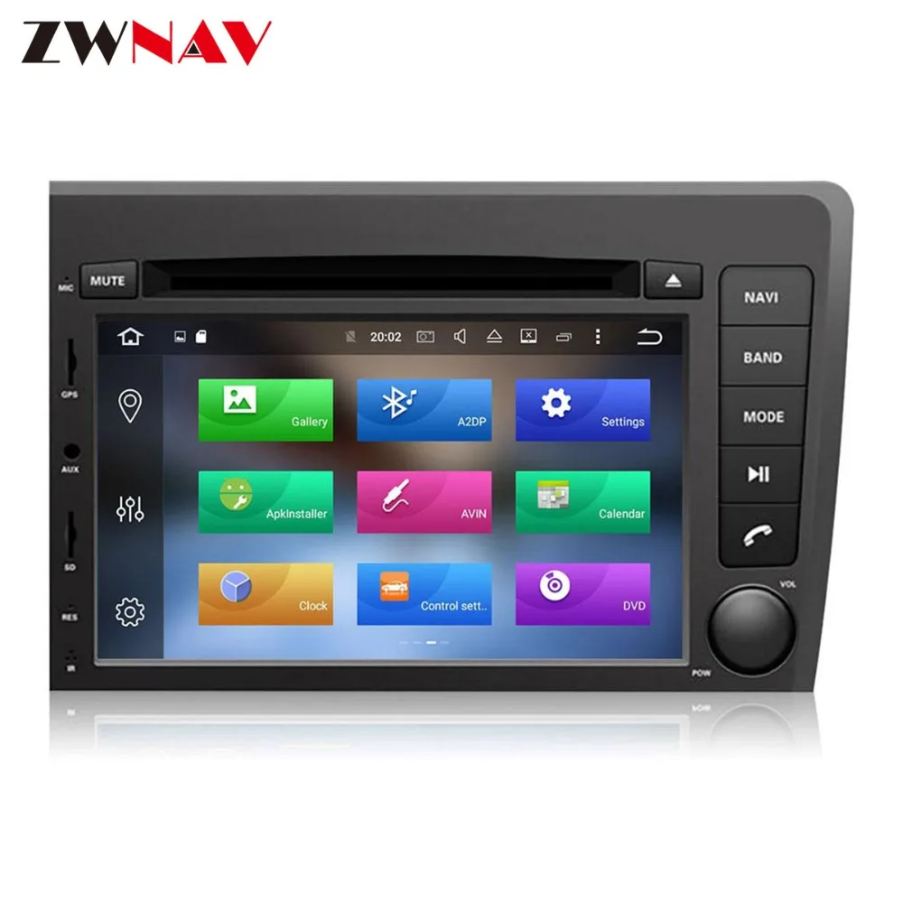 Discount ZWNAV Android 9.0 Car DVD Player For VOLVO S60 V70 XC70 2000-2004 Auto GPS Navigation Radio Head Unit BIG Screen 1