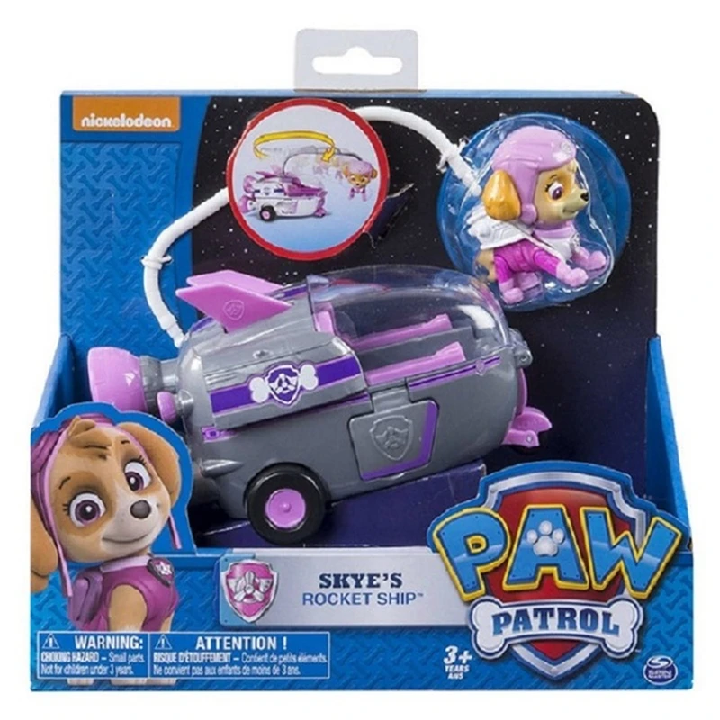 Genuine Paw Patrol Dog Toys Car Skye Tracker Vehicle Patrulla Canina Action Figures Juguetes Patrol Canine Children Gift Genuine