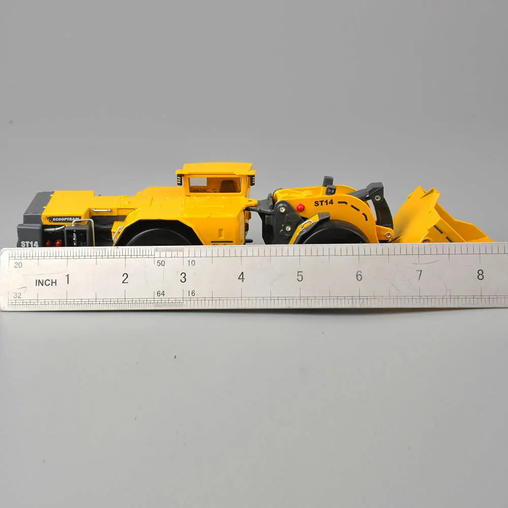 para a Coleção Modelo de Veículo de Construção para fã St14 tipo Underground Scooptram Loader Diecast Loja Caminhão Pushdozer Presente 1:50 22 Para a coleção 1:50 scooptram st14 tipo