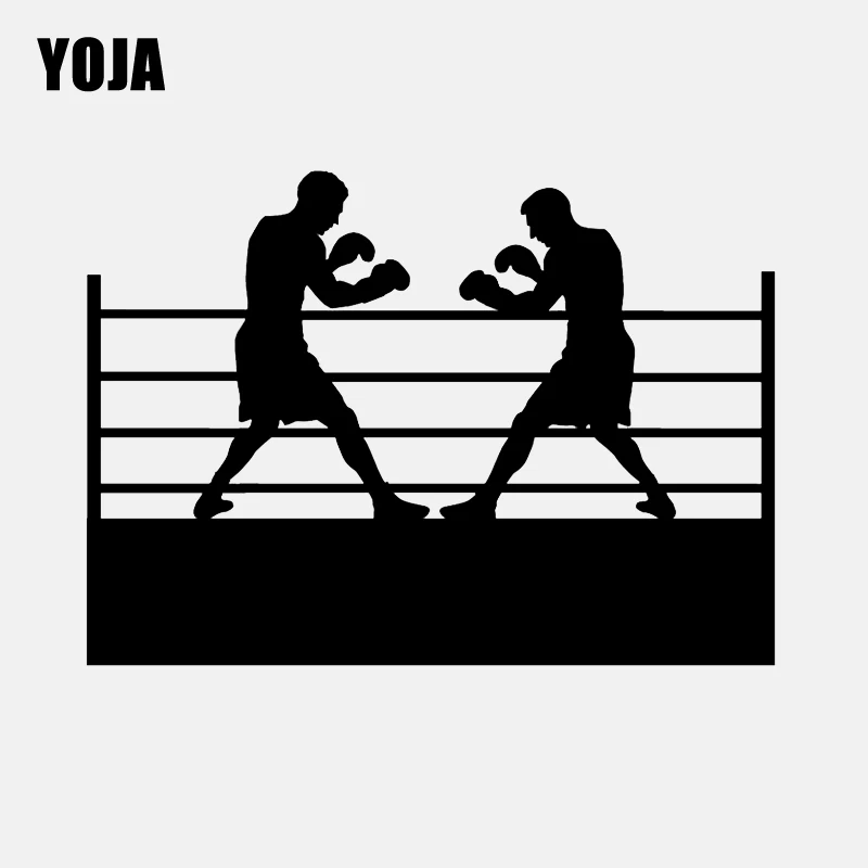 

YOJA 40.1CM*56CM Interesting Boxing Wall Sticker PVC High Quality Extreme Movement Decals Sitting Room The Bedroom W2-287