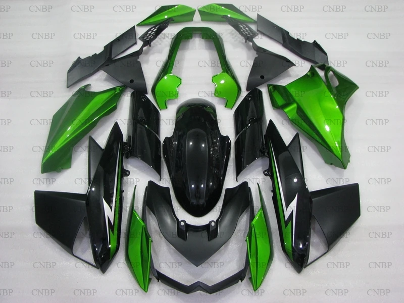 Обтекатели для Kawasaki Z1000 10 11 2010 - 2013 STREET EDITION черные и зеленые Z 1000 | Автомобили