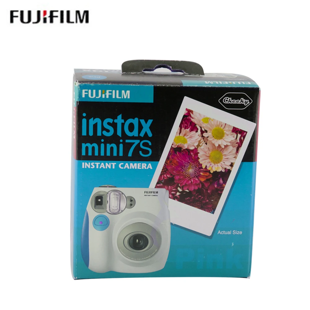 Fujifilm Instax Mini 7s 7C новая мгновенная пленка фото камера синий и розовый appareil фото instax mini 7S