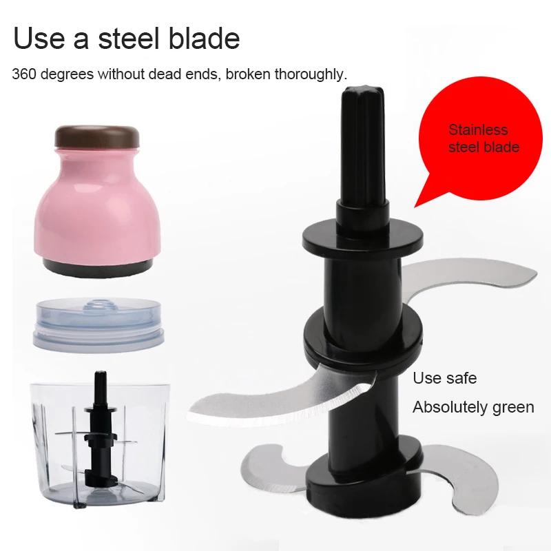 

Multi - functional household electric meat grinder machine small crushed meat crusher juicing machine