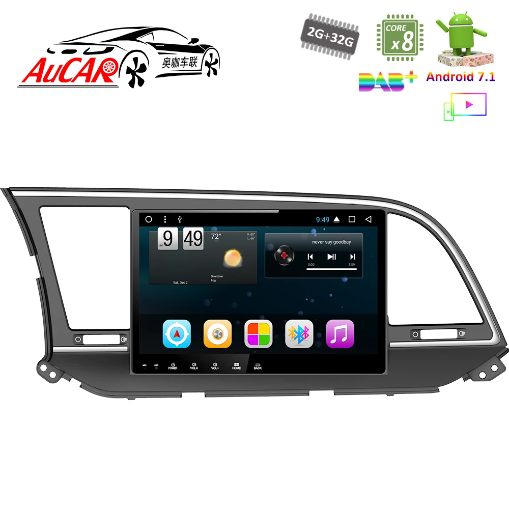 Android 7 1 10 Gps Navigation System Car Dvd Player For Hyundai Android 7 1 10 Gps Navigation System Car Dvd Player For Hyundai Elantra 2016 2017 Audio Bluetooth Radio Wifi Stereo In Multimedia From