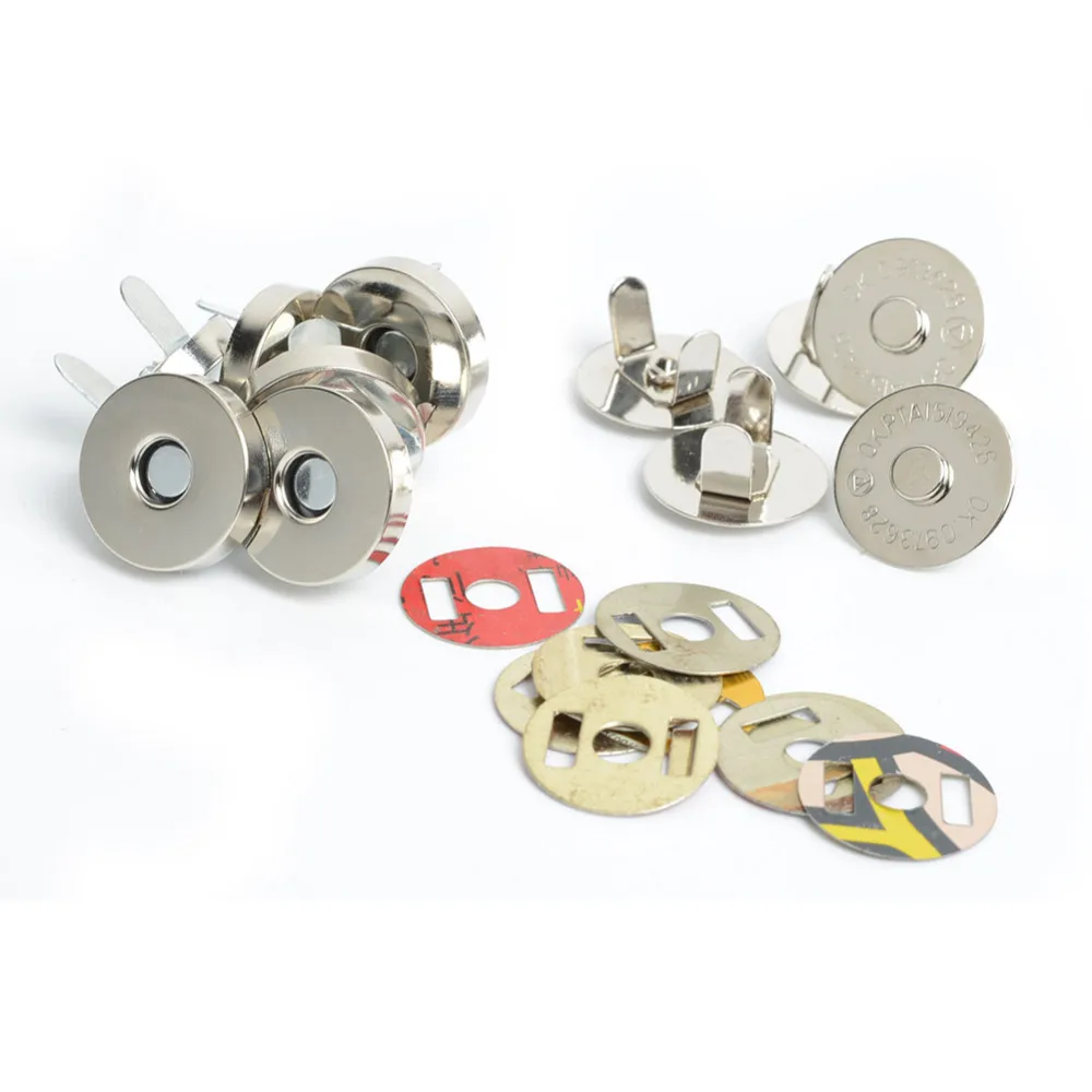 100 Sets/lot 14mm Handbag Leather Craft Clothes Button Clasps