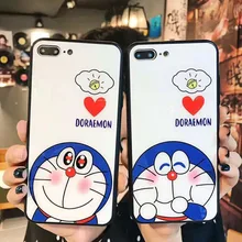 Cartoon Doraemon Tempered Glass Case Tempered Glass Screen Film For iPhone XS XR XS MAX Case