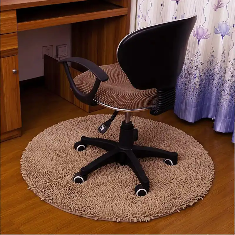 2019 Latest Round Water Absorbe Doormat Floor Office Chair Carpet Round Water Absorbe Doormat