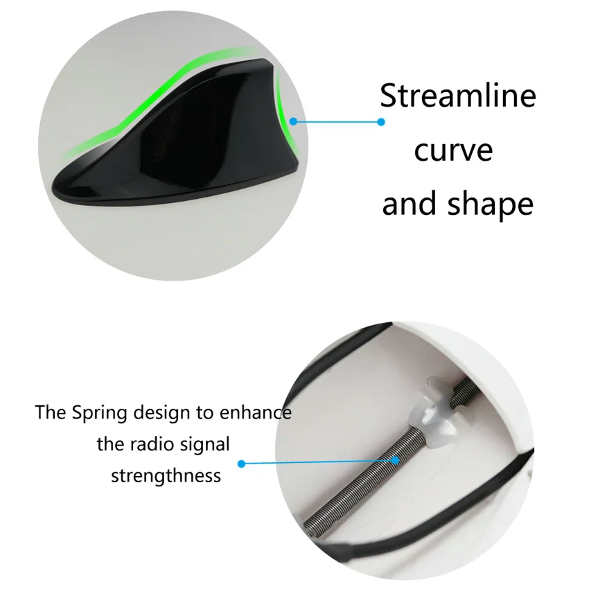 1 шт. сильный сигнал автомобиля плавник акулы радио антенна для Nissan Rogue авто антенны Sharkfin черный белый серебристый серый