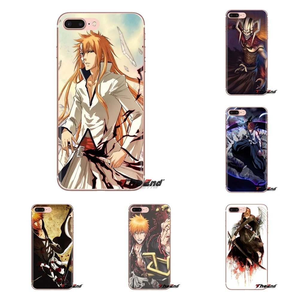 Soft Transparent Bag Case For Huawei Mate Honor 4C 5C 5X 6X 7 7A 7C 8 9 10 8C 8X 20 Lite Pro Janpan Anime Ichigo Kurosaki Bleach |