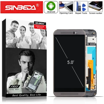 

Sinbeda 5.0" For HTC ONE M9 LCD Display Touch Screen with Frame Digitizer Assemble For HTC One M9 Display For HTC M9 LCD M9E M9W