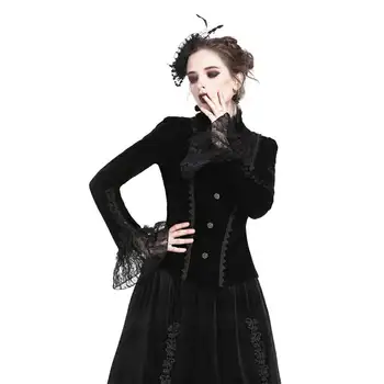 

Darkinlove Women's Vintage Victorian Short Goth Coat JW173