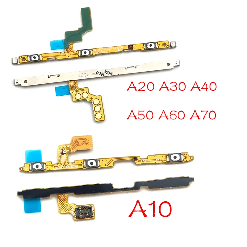 

5Pcs/Lot,New Power on/off Volume Key Button Flex Cable Ribbon For Samsung A10 A20 A30 A50 A60 A70 Parts