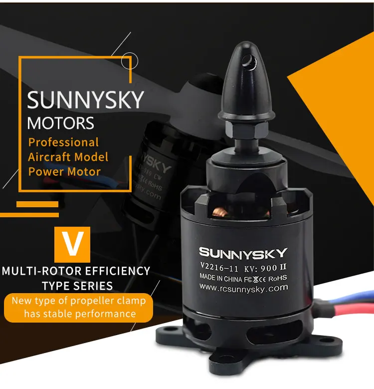 4 компл./лот Sunnysky V2216 900KV 800KV бесщеточный двигатель для 4-х осная многоосевой Квадрокоптер Мультикоптер гекса летательного аппарата