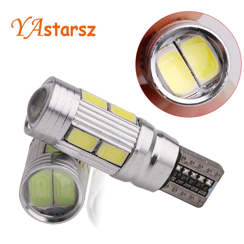 

Car Auto LED T10 194 W5W Canbus 10 SMD 5630 5730 LED Light Bulb No error led parking Fog light Auto No Error univera car light