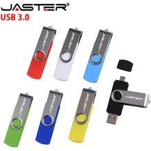 JASTER USB 3,0 OTG Usb флеш-накопители 8 ГБ 16 ГБ 32 ГБ 64 Гб 128 ГБ флеш-накопители двойной флеш-накопитель для системы android в розничной упаковке