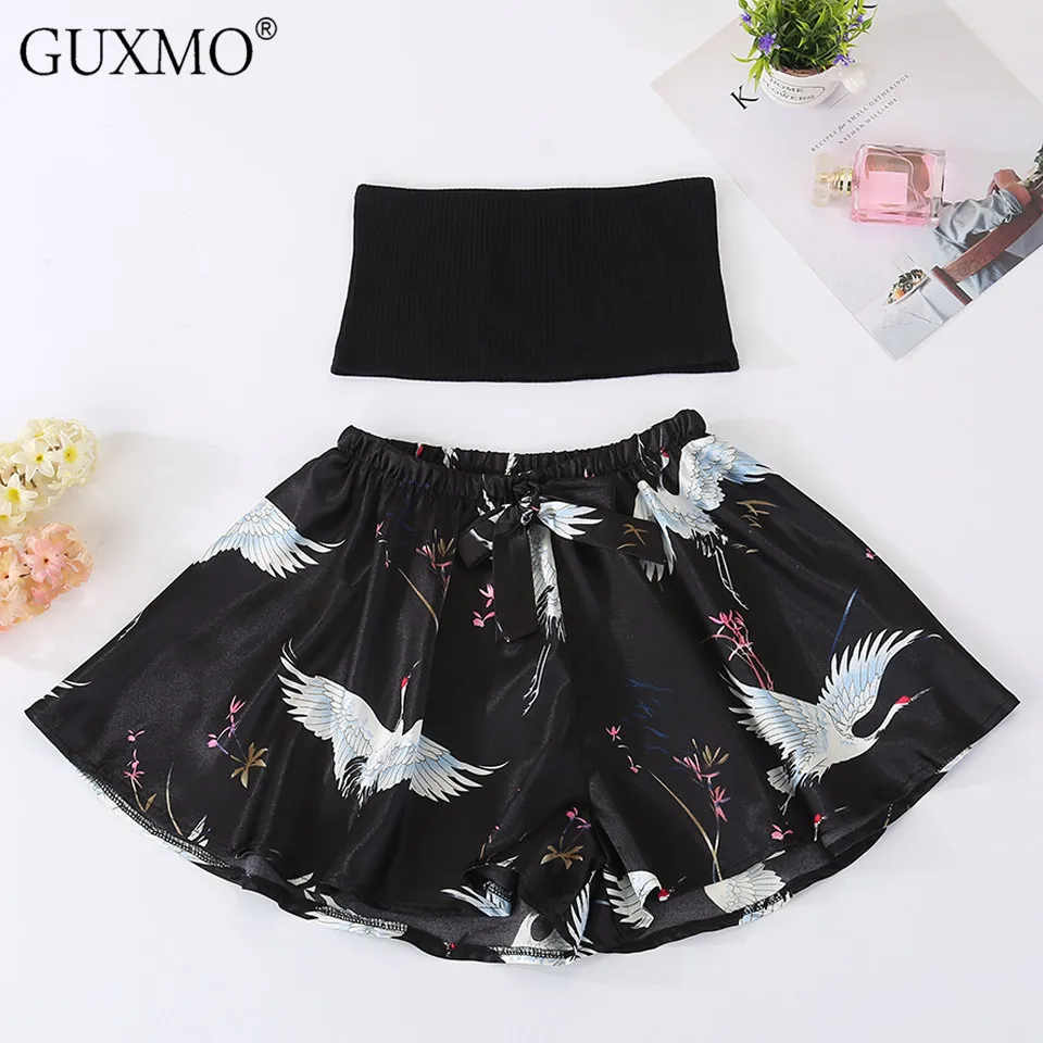 Chemise robe Summer Cropped Tube Tops Sexy Strapless BraBride's Morning Underwear Black Bandeau Intimates Pj set | Женская одежда