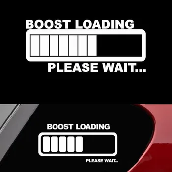 

8*20cm New Funny Car Sticker Charger Boost Loading Car Truck Decor Door Body Cars Accessories Car Styling