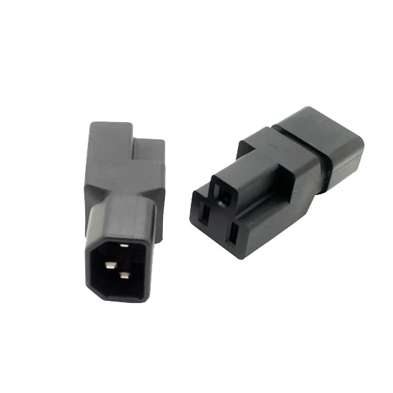 

IEC320-C13 to Nema 5-15R low profile adapter new,5-15P TO C14 adapter, 3Pin IEC male to US femaAC PLUG CONVERTER #WPT605