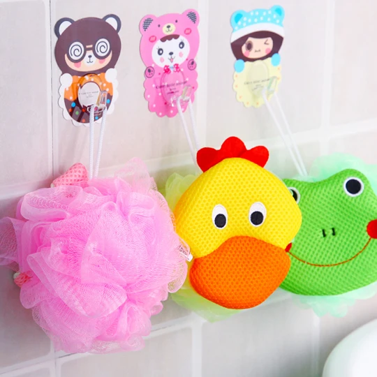 

Lovely Cartoon Pattern Bathing Washing Cotton for Children