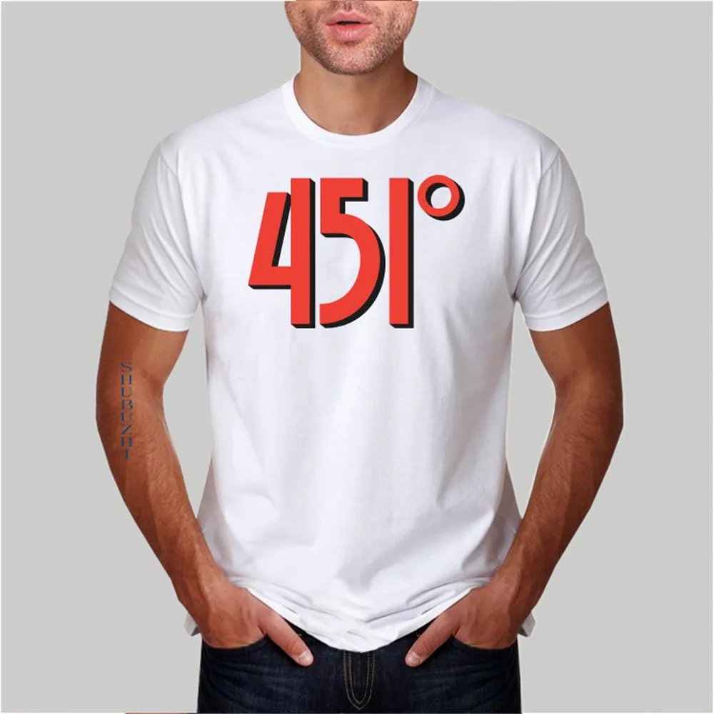 Fahrenheit 451 men t shirt polyester cool o neck t shirt