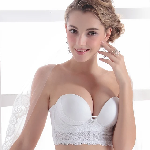 New Exquisite Wedding Dress Bras For Women Bridal Push Up Bra