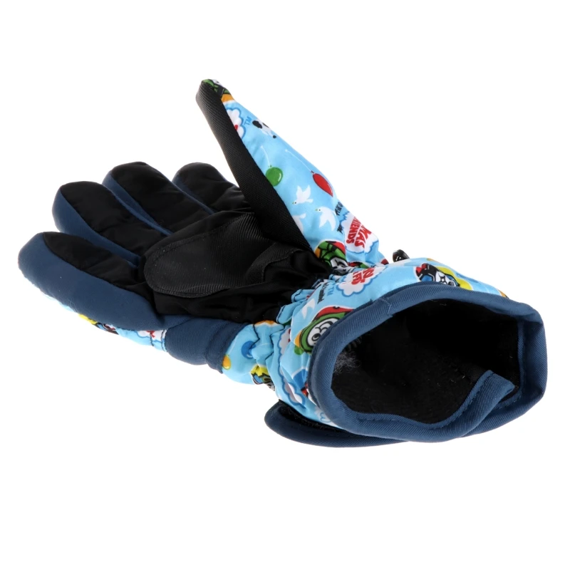 Лыжные перчатки, зимние детские ветрозащитные водонепроницаемые перчатки для сноуборда, аксессуары для езды, и Прямая поставка