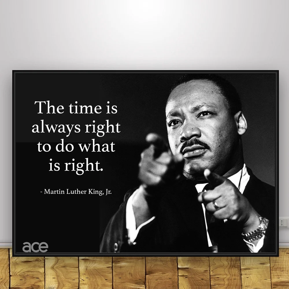 

Martin Luther King Art Silk Poster Home Decor 12x18 24x36inch