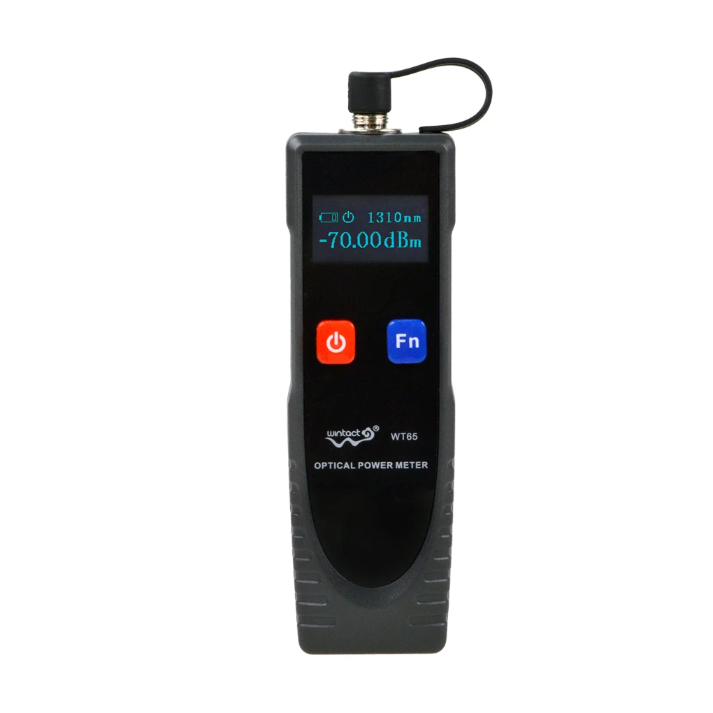 

WT65 OPM Optical Power Meter Digital Power Factor Meter with 6 Optic Wave Length