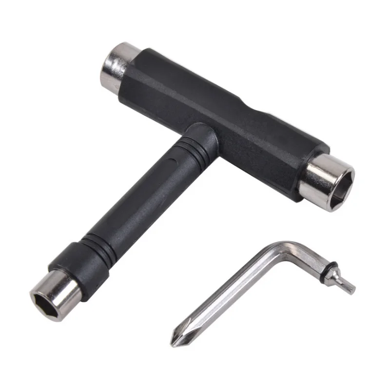 

1set Skateboard Tools T Type Skate Scooter Skateboard Tools Kick Scooter Mini L Wrench Set assemble adjusting tool kit
