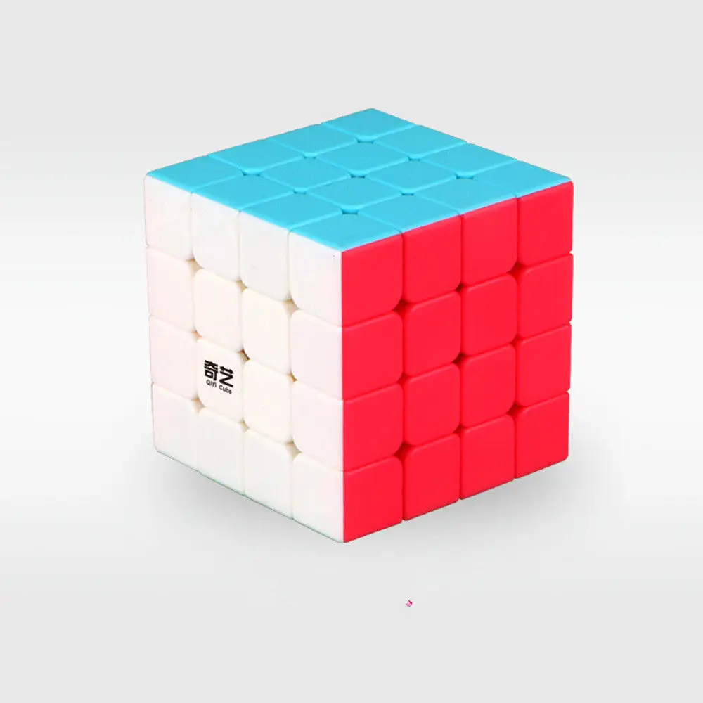 

QIYI 4X4X4 Speed Magic Cube Stickerless Twist Toy Smooth Professional Puzzle Game