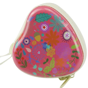 

35PCS / LOT Girl Coin Purses Cute Coin Bag Women Love Shape Wallets Creative Zipper Wallet Gift Earphone Bag