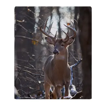 

Dominant Buck D1342-025 Soft Fleece Throw Blanket Throws Fleece Blanket Manta Coberto For Sofa/Bed/Car/Office