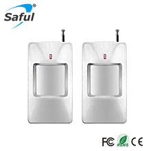 2pcs/lot 315/433Mhz wireless pir infrared motion detector For Wireless GSM/PSTN Auto Dial Home Security for gsm alarm system