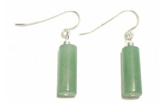 

11.23 NATURAL GREEN 925 SILVER HOOK EARRINGS Discount 35%