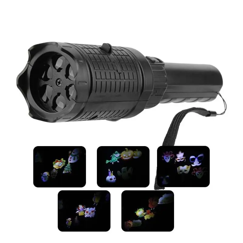 

12PCS/Set Film Light Slides With 12 Different Patterns For LED Projection Flashlight Decoration Colorful For Halloween Christmas