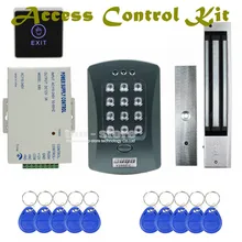 Diysecur 125 кГц RFID пароль клавиатуры Система контроля доступа безопасности комплект+ 280 кг магнитный замок+ выход коммутатор v2000-c